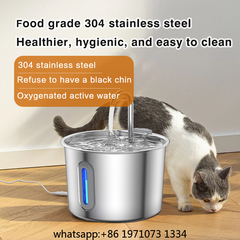 Автоматическая поилка для живо – обзор и цена Pet Water Fountain Stainless Steel