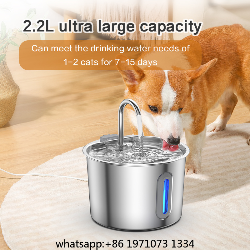 Автоматическая поилка для живо – обзор и цена Pet Water Fountain Stainless Steel