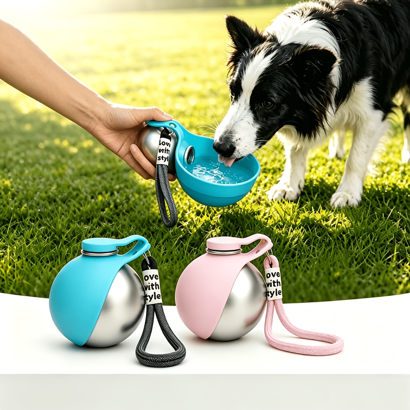 Бутылка для воды для собак из  – обзор и цена Pet Water Fountain Stainless Steel