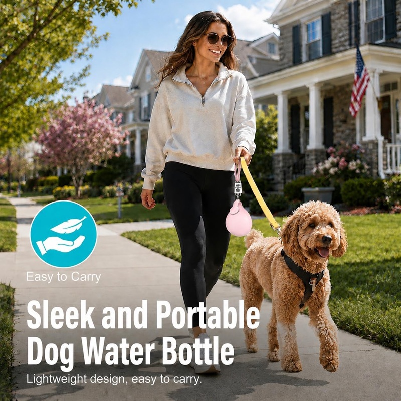 Бутылка для воды для собак из  – обзор и цена Pet Water Fountain Stainless Steel