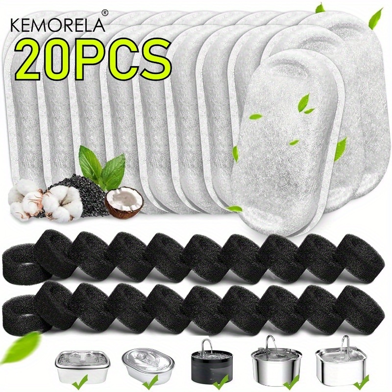 KEMORELA 20 шт. фонтан для вод – обзор и цена Pet Water Fountain Stainless Steel