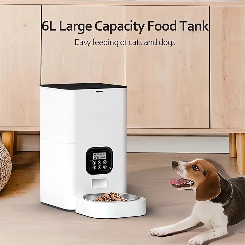 Автоматическая умная кормушка  – обзор и цена Automatic Cat Feeder 6L Timed