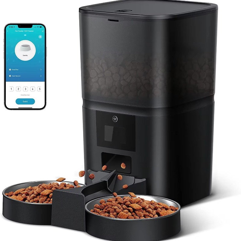Автоматическая умная кормушка  – обзор и цена Automatic Cat Feeder 6L Timed