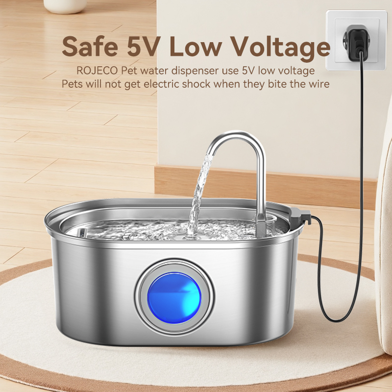 ROJECO 3,2 л, фонтанчик для во – обзор и цена Smart Pet Water Fountain Wifi