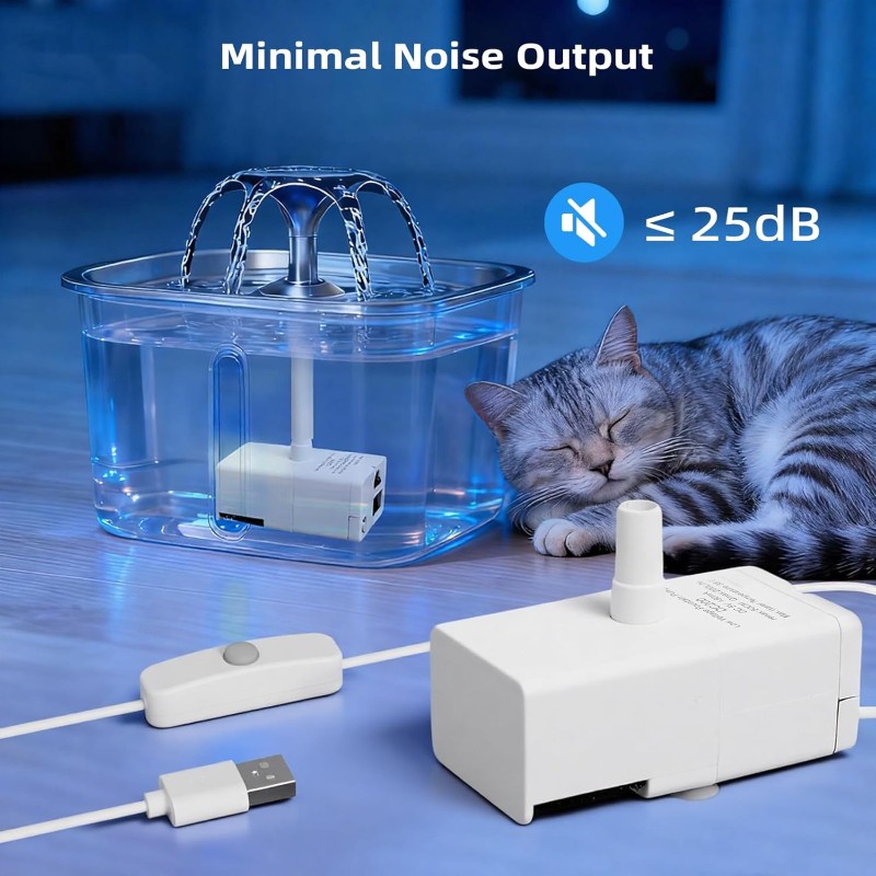 Сменный насос B84B для фонтано – обзор и цена Pet Water Fountain Pump Replacement