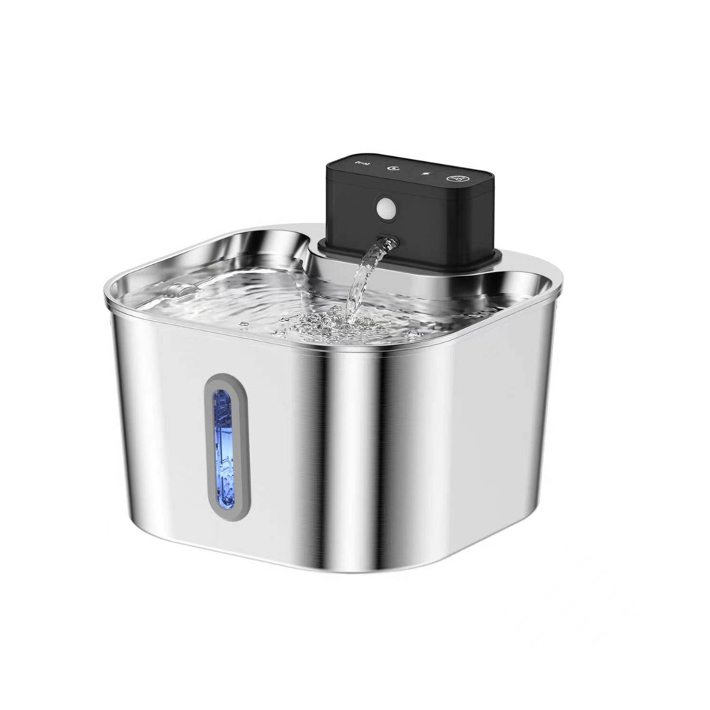 Беспроводной перезаряжаемый фо – обзор и цена Pet Water Fountain Stainless Steel