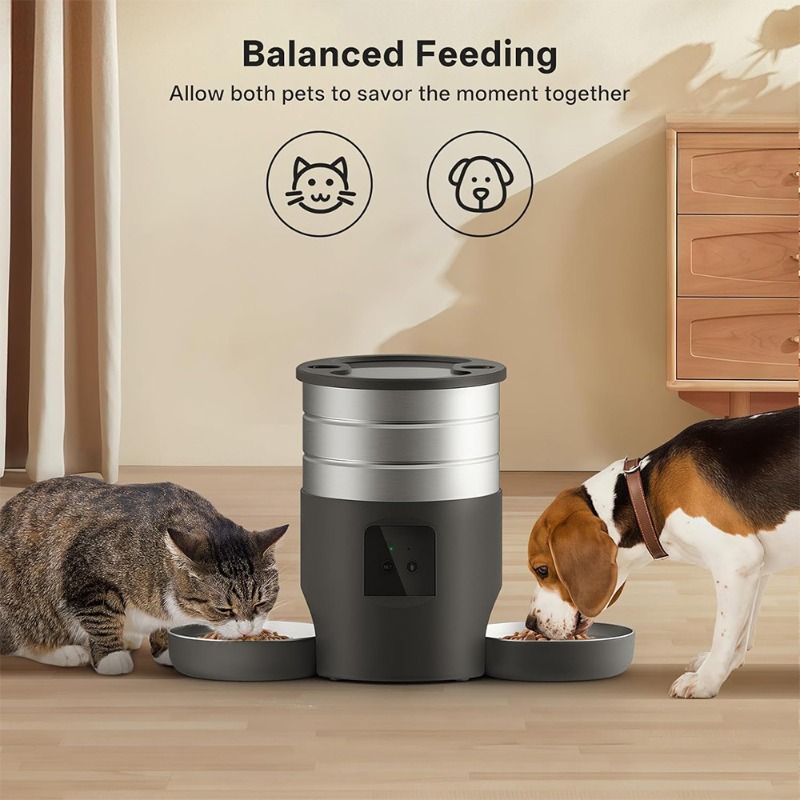 Умная кормушка для домашних жи – обзор и цена Pet Feeder App Control Portion