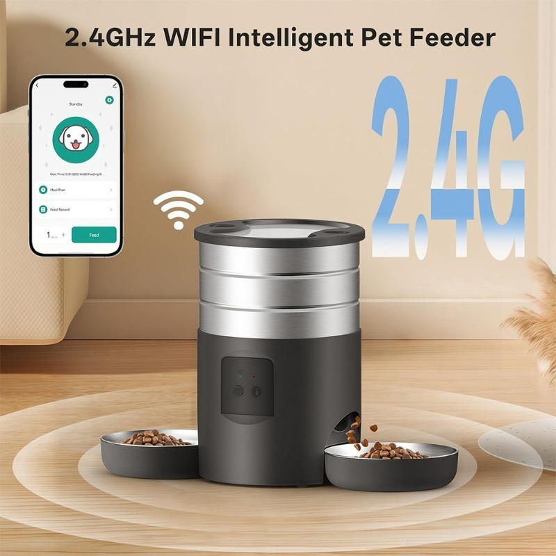 Умная кормушка для домашних жи – обзор и цена Pet Feeder App Control Portion