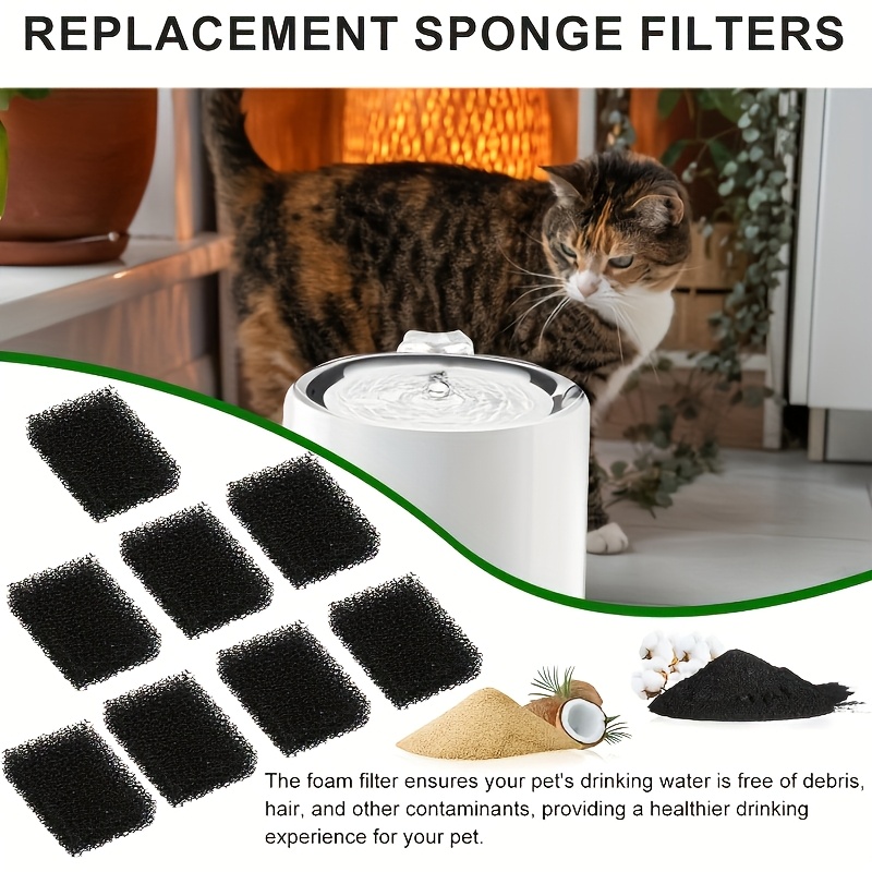 20 шт. фильтров для фонтанчика – обзор и цена Pet Fountain Filter Replacement
