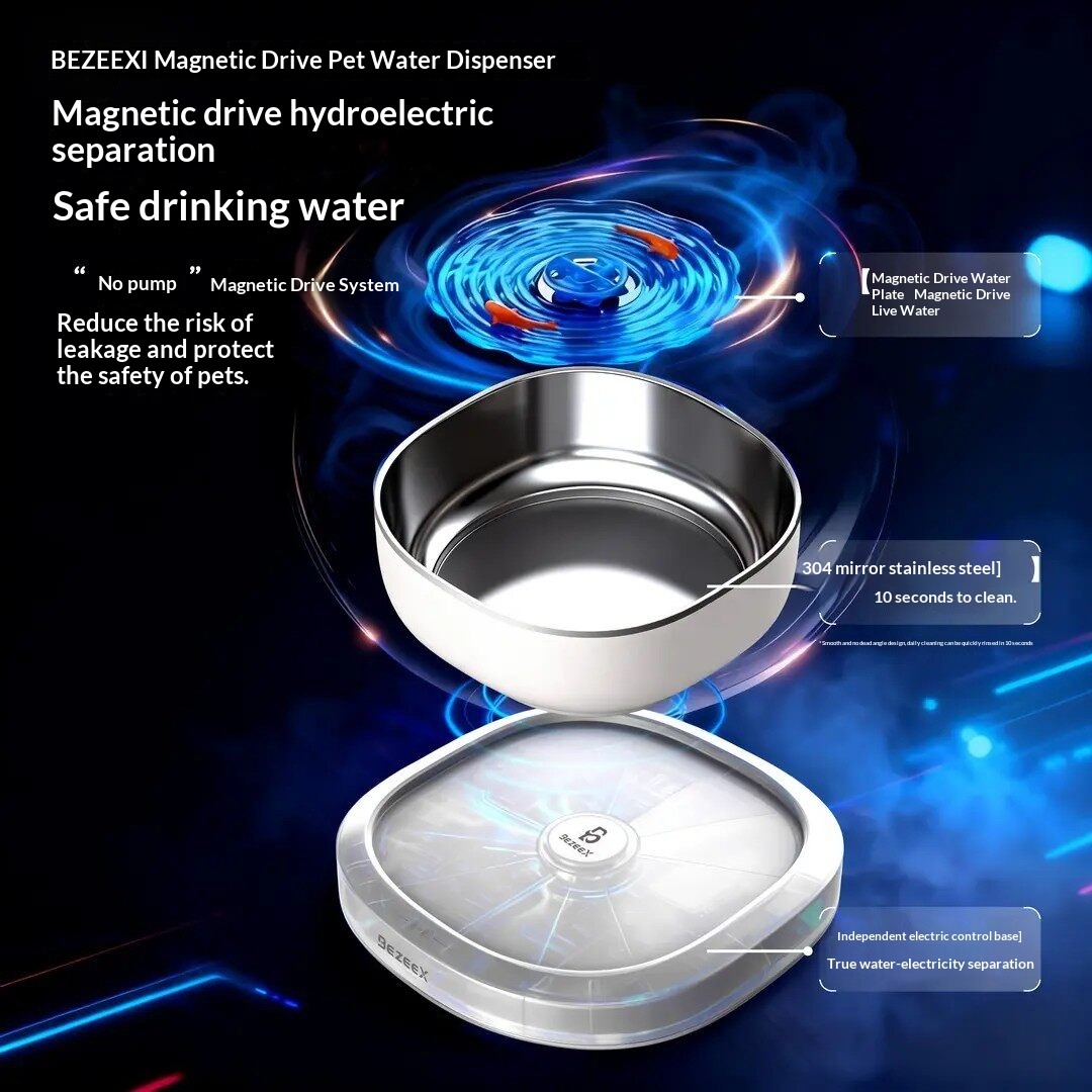 Беспроводной фонтан-поилка Inn – обзор и цена Wireless Pet Water Fountain Battery