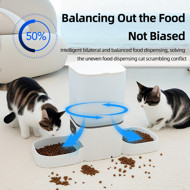 Умная автоматическая Bluetooth – обзор и цена Automatic Cat Feeder 6L Timed