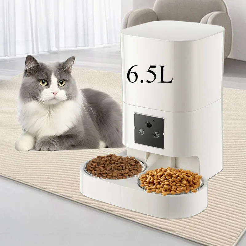 Умная автоматическая кормушка  – обзор и цена Automatic Cat Feeder 6L Timed
