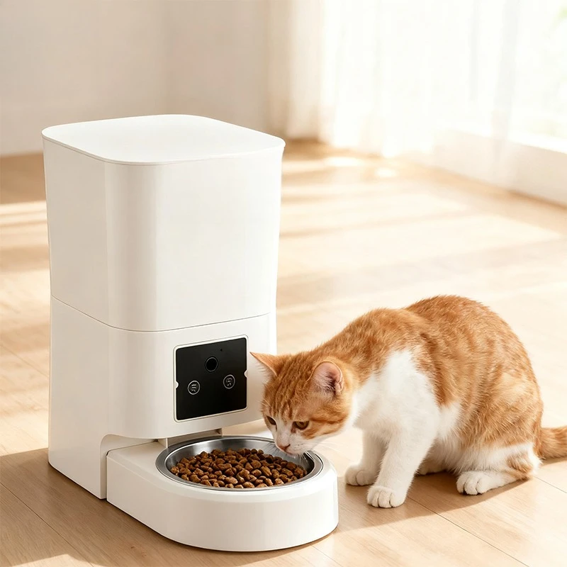 Умная автоматическая кормушка  – обзор и цена Automatic Cat Feeder 6L Timed
